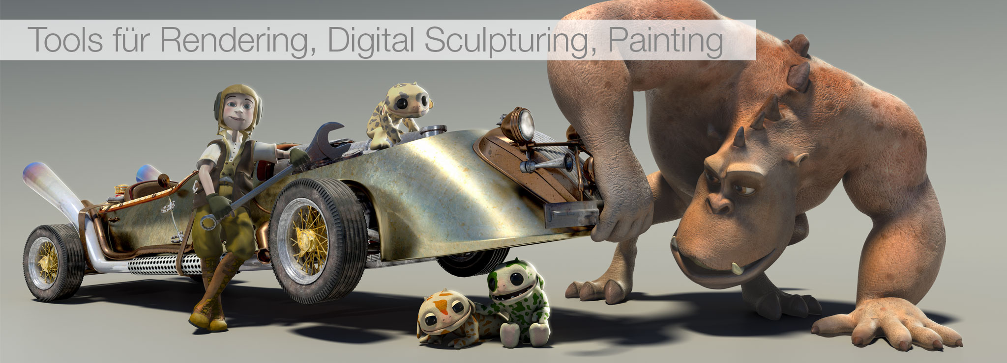 Tools für Rendering, Digital Sculpting, Painting