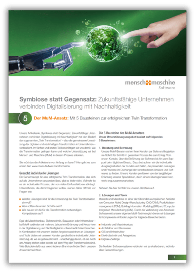 Twin Tranformation Artikel 5