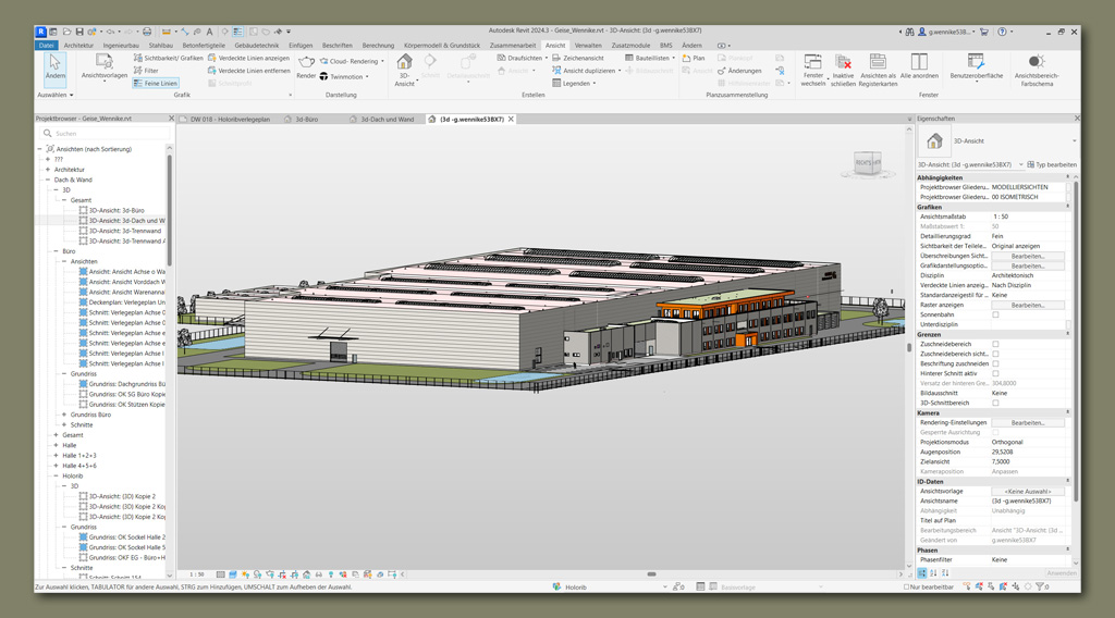 BMS Industriebau GmbH Revit Plug-in