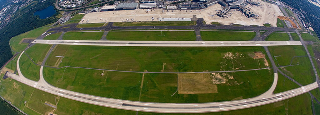 Flughafen Duesseldorf - Luftbild