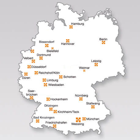 Mensch und Maschine Deutschland Niederlassungen
