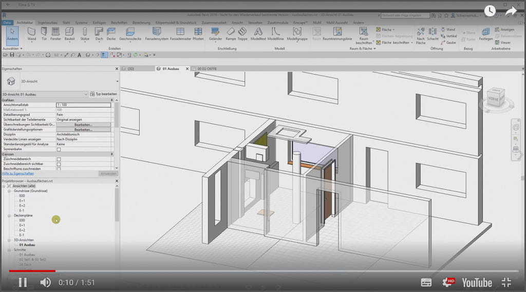Ausbauflächen berechnen