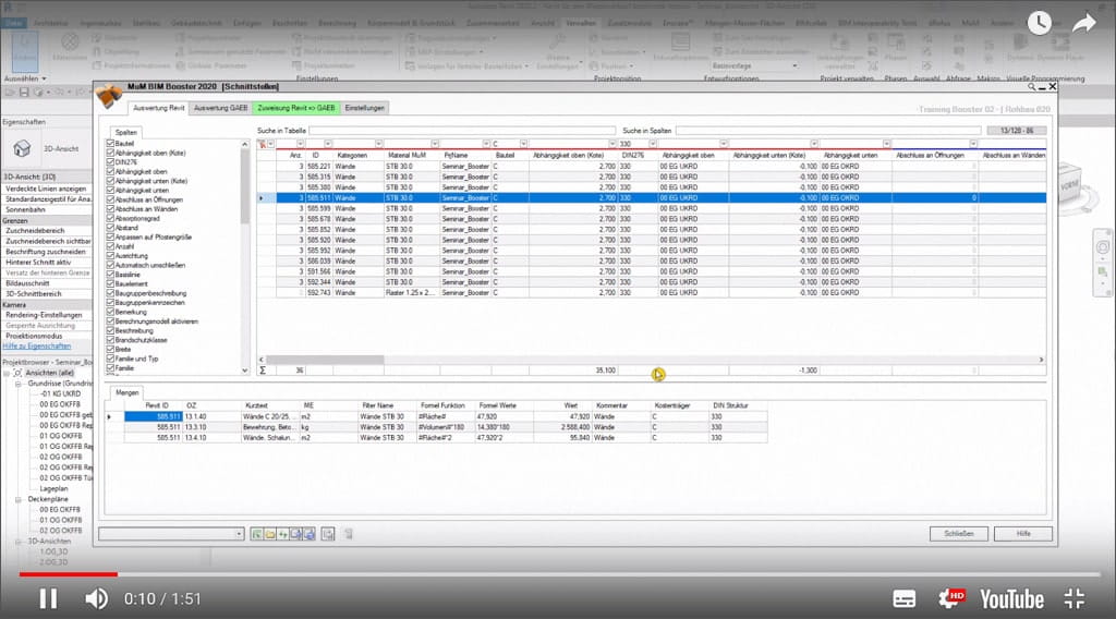 BIM Booster Schnittstelle